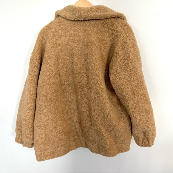 Show Me Your Mumu Cordelia Fleece Teddy Jacket Butterscotch - Picture 8 of 8